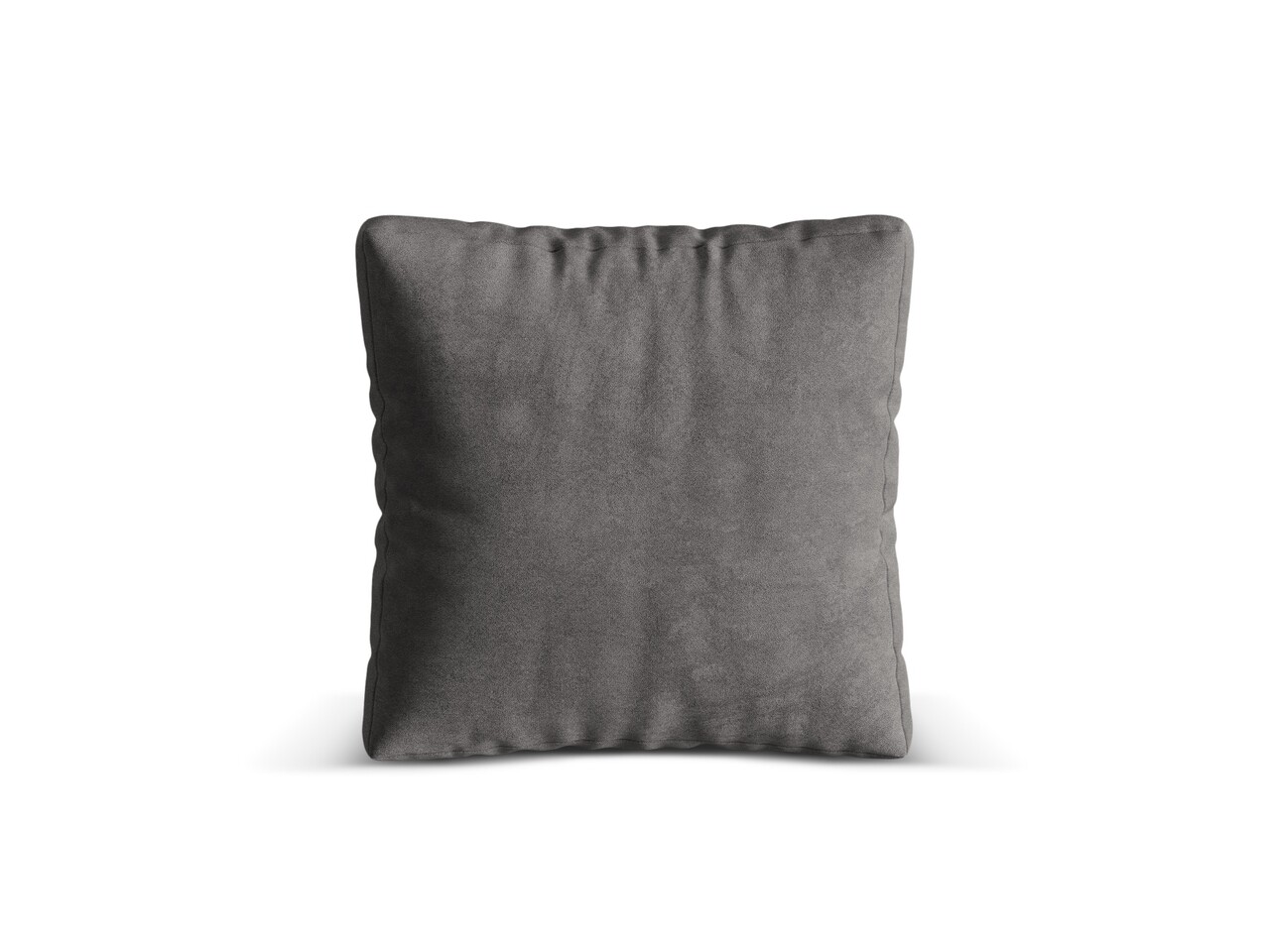 Perna decorativa, Martina-120, Micadoni Home, 55x55 cm, catifea, gri - imagine 4